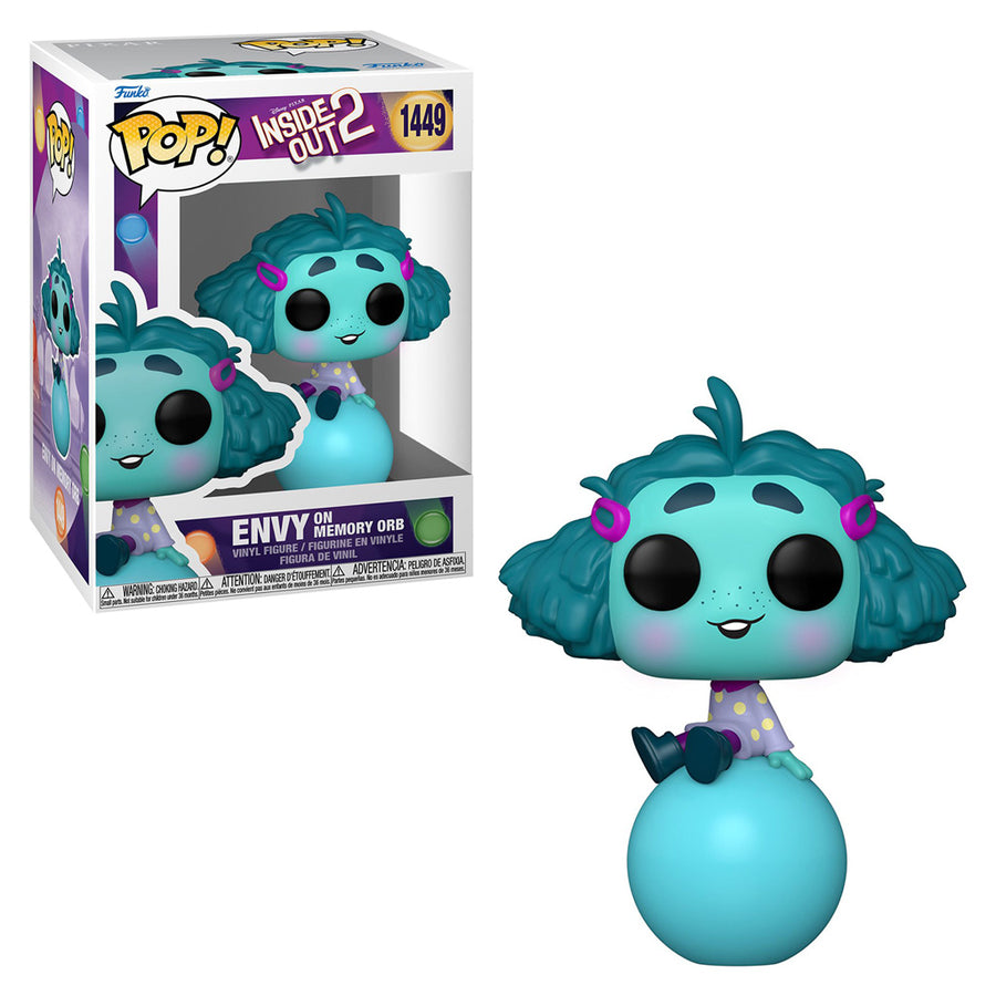 FUNKO POP DISNEY INSIDE OUT 2 - ENVY ON MEMORY ORB 1449