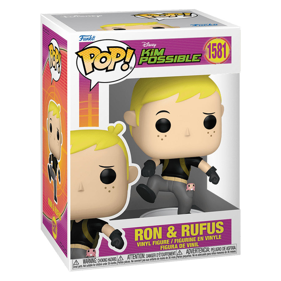 FUNKO POP DISNEY KIM POSSIBLE - RON & RUFUS 1581