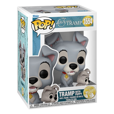 FUNKO POP DISNEY LADY AND THE TRAMP - TRAMP WITH PUPPY 1554