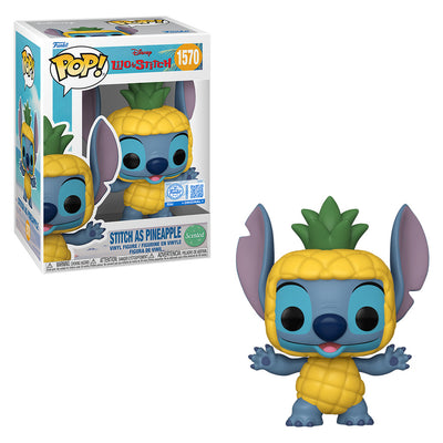 FUNKO POP DISNEY LILO & STITCH EXCLUSIVE - STITCH AS PINEAPPLE 1570 BRINDE