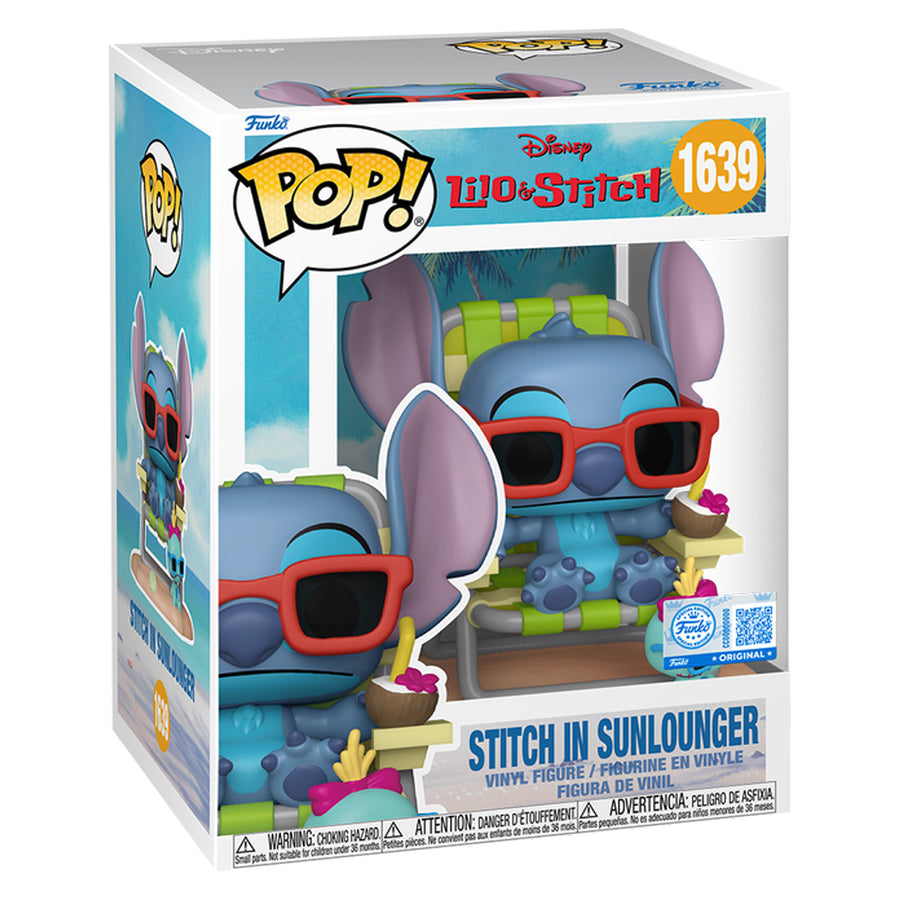 FUNKO POP DISNEY LILO & STITCH - STITCH IN SUNLOUNGER 1639
