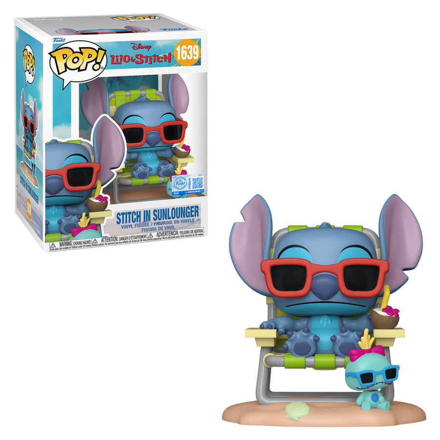 FUNKO POP DISNEY LILO & STITCH - STITCH IN SUNLOUNGER 1639