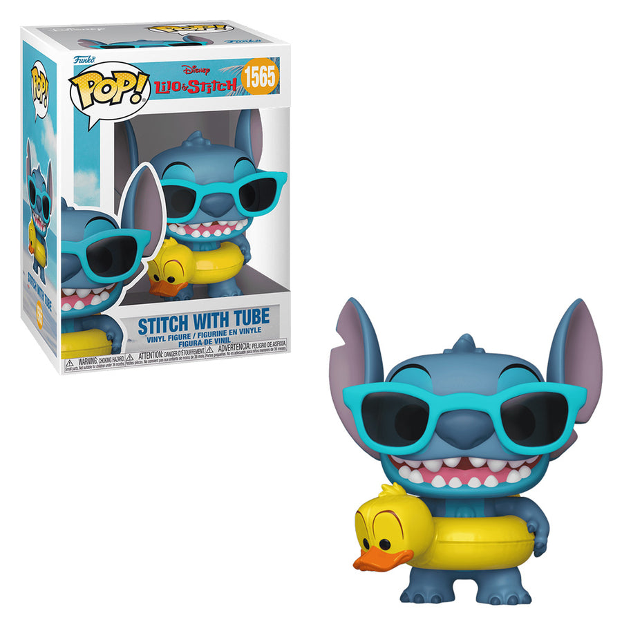 FUNKO POP DISNEY LILO & STITCH - STITCH WITH TUBE 1565 BRINDE