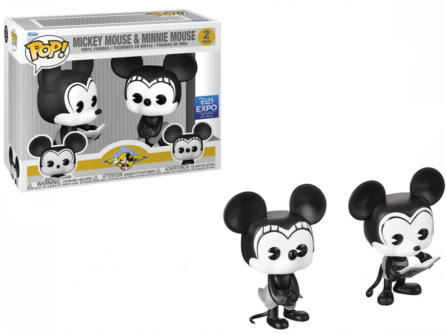FUNKO POP DISNEY - MICKEY MOUSE & MINNIE MOUSE 66383 BRINDE
