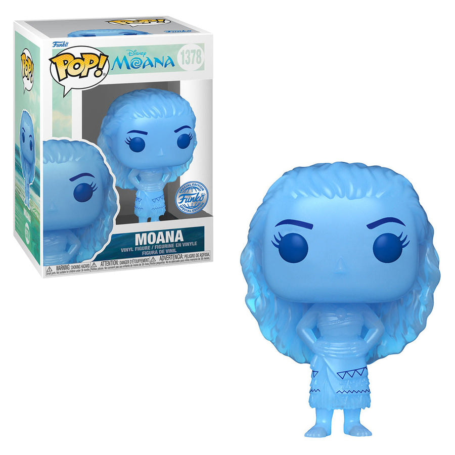 FUNKO POP DISNEY MOANA EXCLUSIVE - MOANA TRANSLUCENT 1378 BRINDE