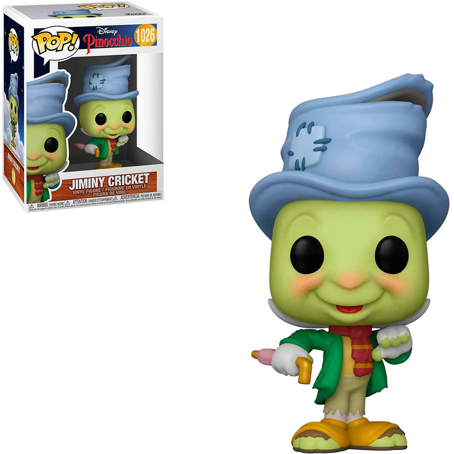 FUNKO POP DISNEY PINOCCHIO - JIMINY CRICKET 1026 BRINDE