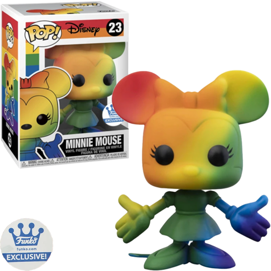FUNKO POP DISNEY PRIDE EXCLUSIVE - MINNIE MOUSE 23 BRINDE