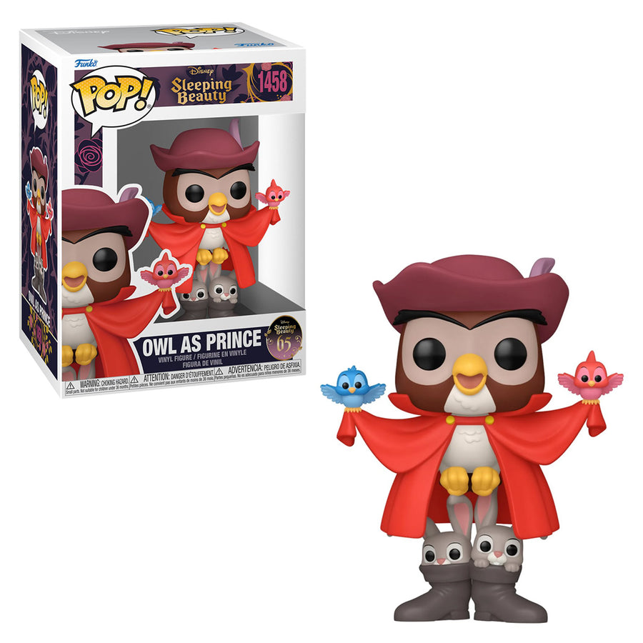 FUNKO POP DISNEY SLEEPING BEAUTY - OWL AS PRINCE 1458