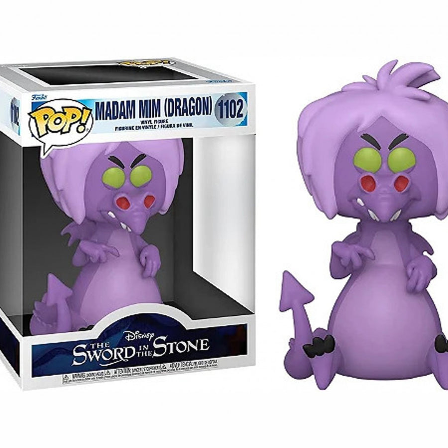 FUNKO POP DISNEY SWORD IN THE STONE - MADAM MIM DRAGON 1102 BRINDE
