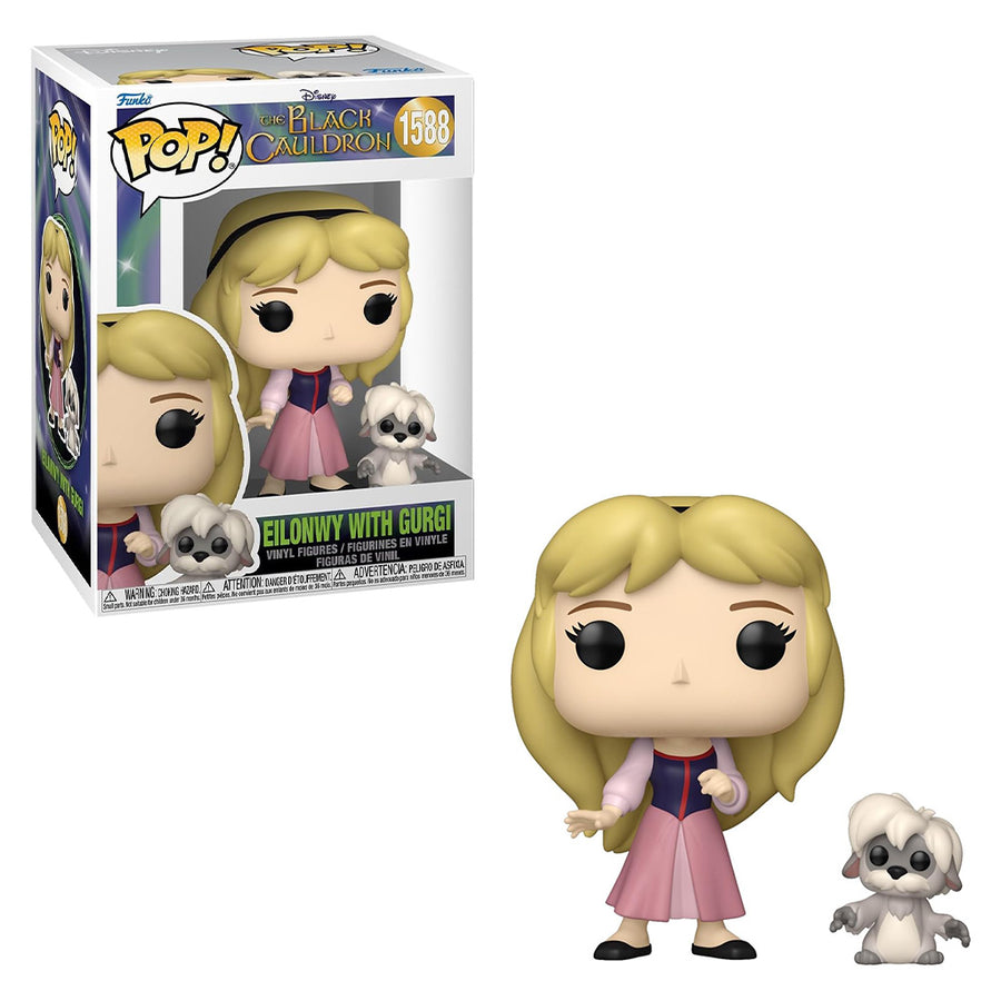 FUNKO POP DISNEY THE BLACK CAULDRON - EILONWY WITH GURGI 1588 BRINDE