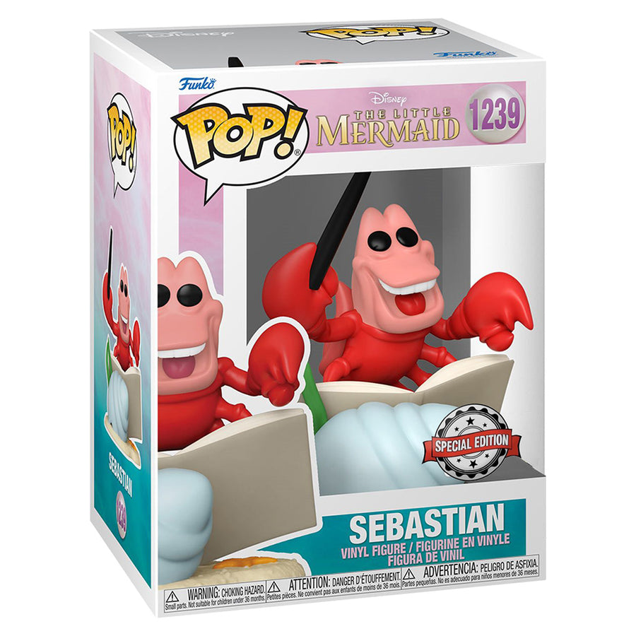 FUNKO POP DISNEY THE LITTLE MERMAID EXCLUSIVE - SEBASTIAN 1239