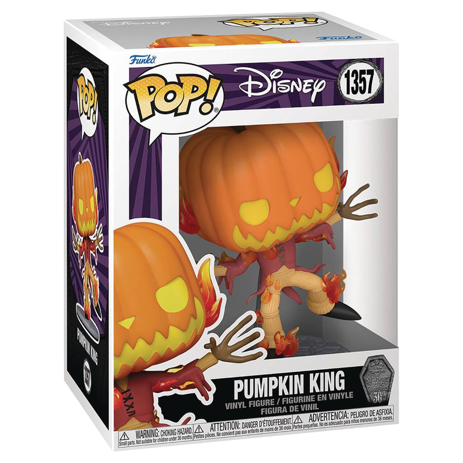 FUNKO POP DISNEY THE NIGHT BEFORE CHRISTMAS 30TH ANNIVERSARY EXCLUSIVE - PUMPKIN KING 1357