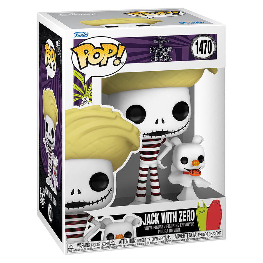 FUNKO POP DISNEY THE NIGHT BEFORE CHRISTMAS - JACK WITH ZERO 1470