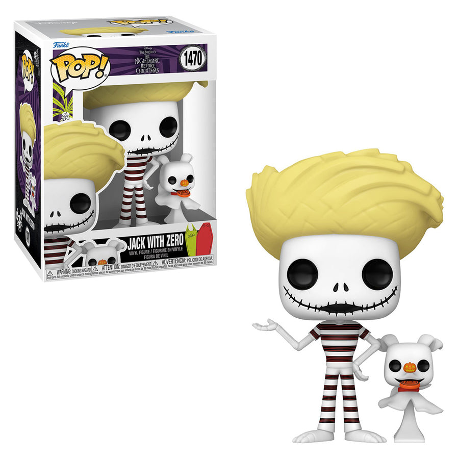 FUNKO POP DISNEY THE NIGHT BEFORE CHRISTMAS - JACK WITH ZERO 1470