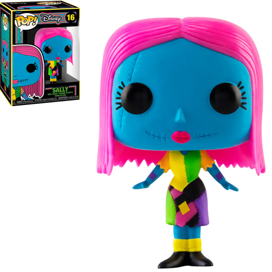 FUNKO POP DISNEY THE NIGHTMARE BEFORE CHRISTMAS BLACKLIGHT - SALLY 16 BRINDE