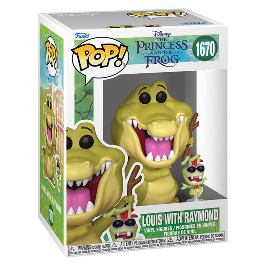 FUNKO POP DISNEY THE PRINCESS AND THE FROG - LOUIS WITH RAYMOND 1670