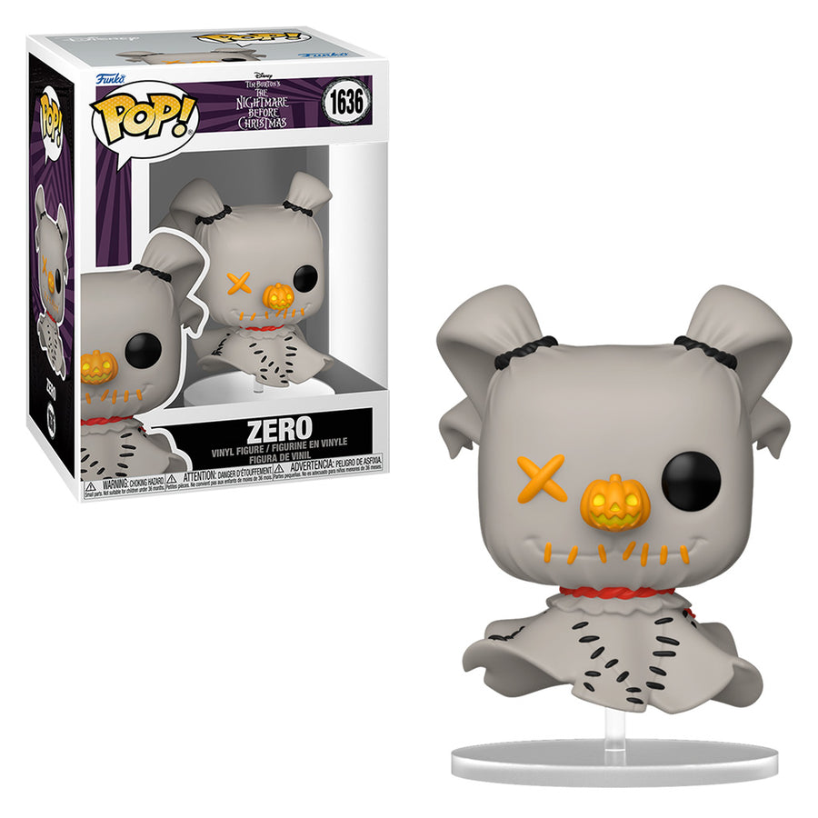 FUNKO POP DISNEY TIM BURTON'S THE NIGHTMARE BEFORE CHRISTMAS - ZERO (PATCHWORK) 1636 BRINDE