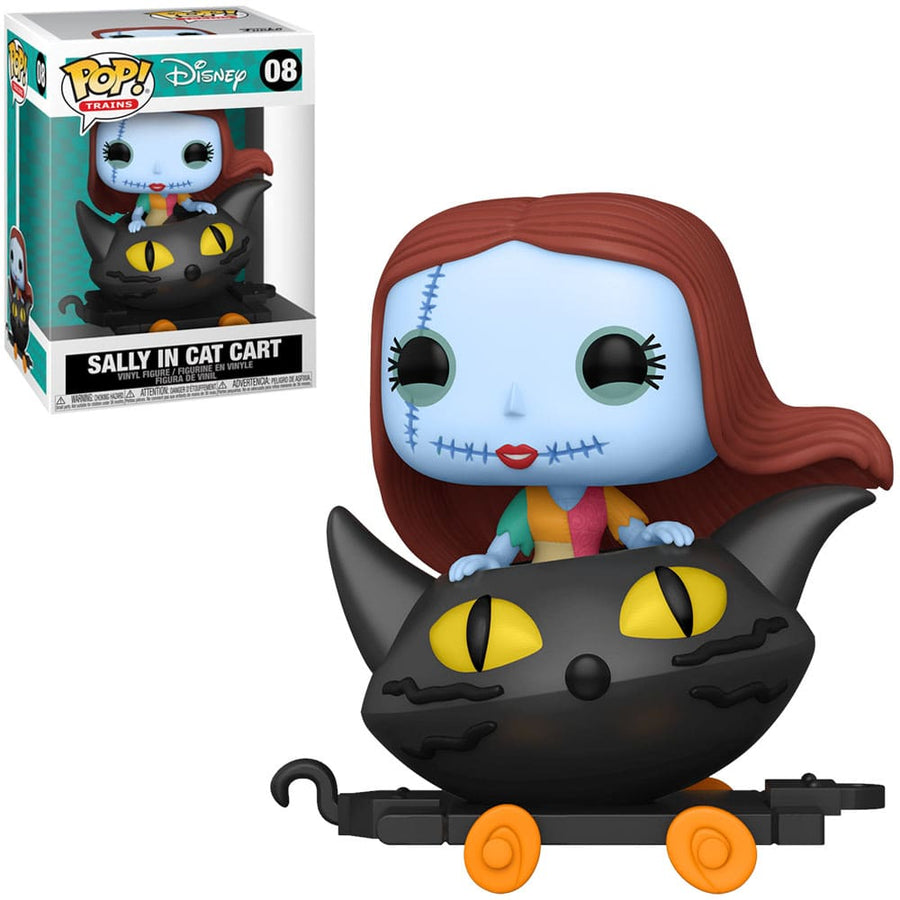 FUNKO POP DISNEY TRAINS NIGHTMARE BEFORE CHRISTMAS - SALLY IN CAT CART 08 BRINDE