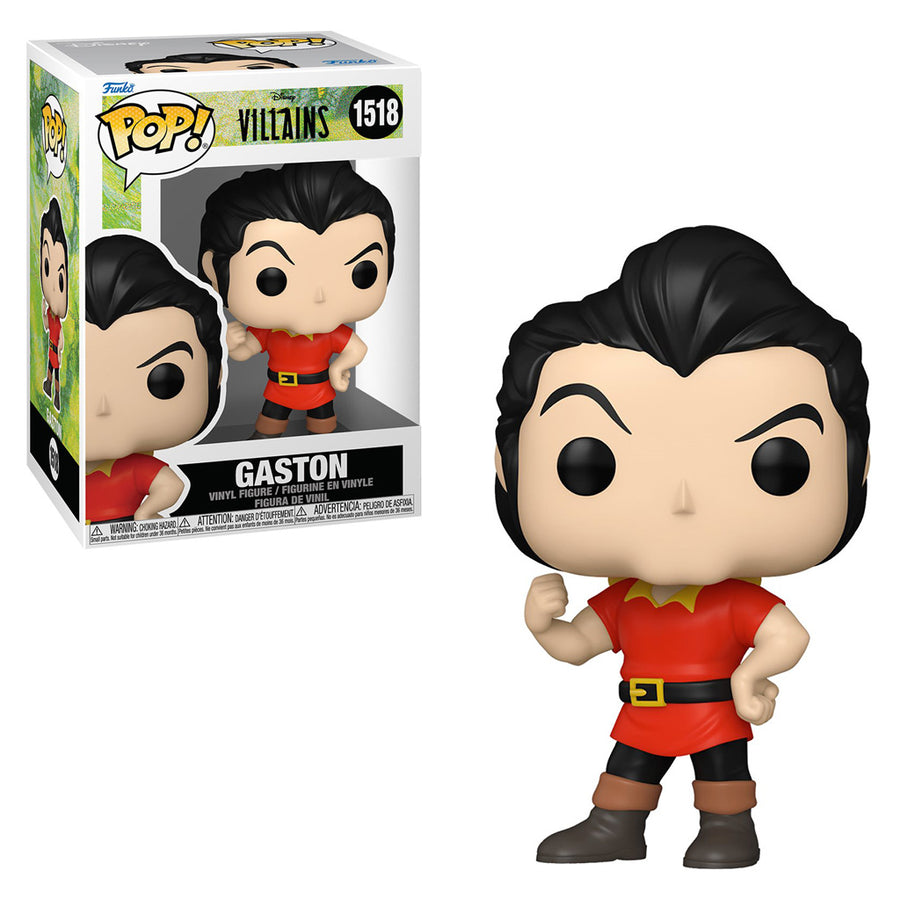 FUNKO POP DISNEY VILLAINS - GASTON 1518 BRINDE
