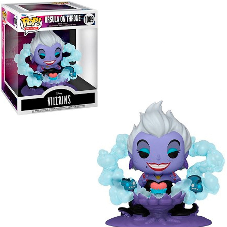 FUNKO POP DISNEY VILLAINS - URSULA ON THRONE 1089 (DELUXE)