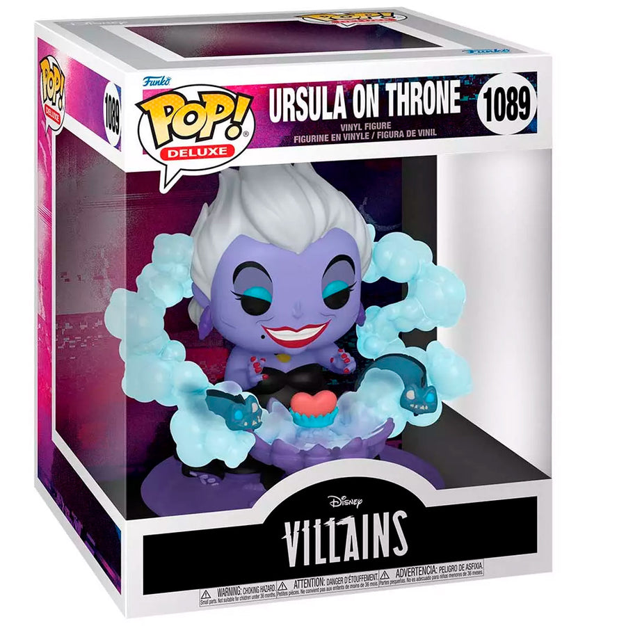 FUNKO POP DISNEY VILLAINS - URSULA ON THRONE 1089 (DELUXE)