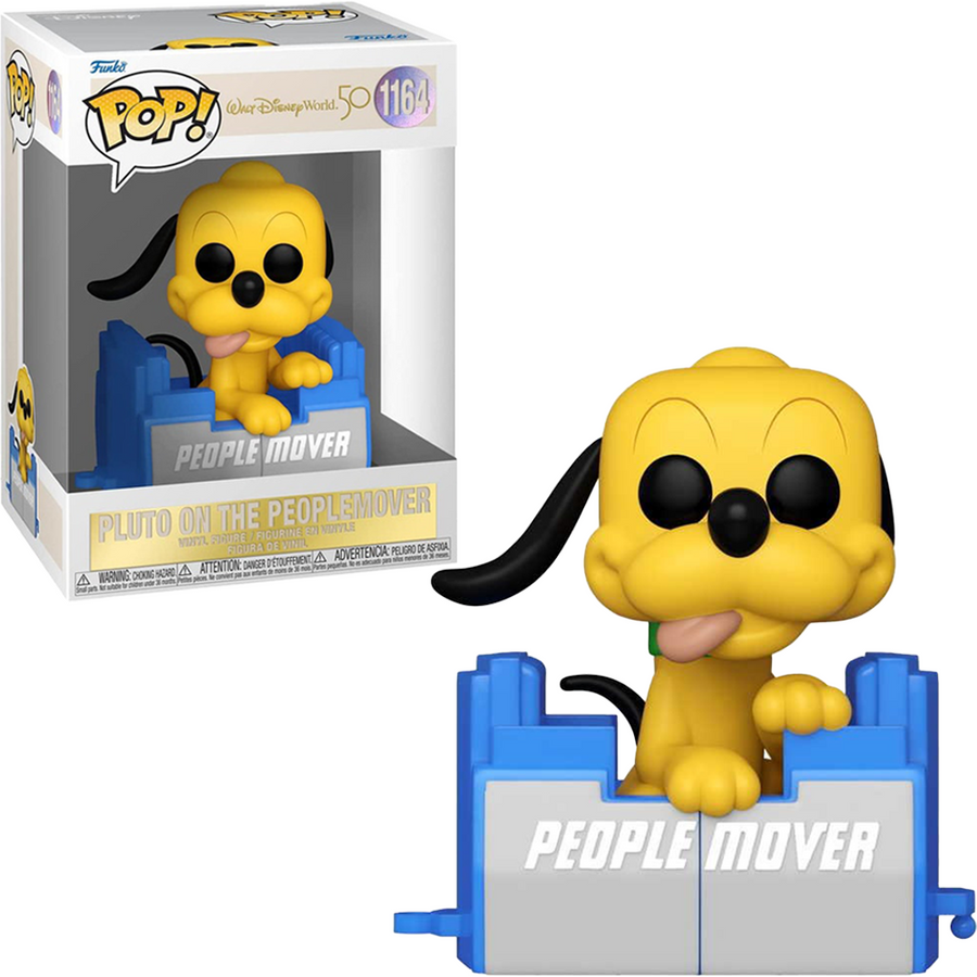 FUNKO POP DISNEY WALT DISNEY WORLD 50TH ANNIVERSARY - PLUTO ON THE PEOPLEMOVER 1164 BRINDE