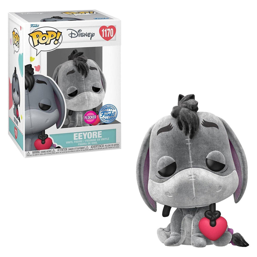 FUNKO POP DISNEY WINNIE THE POOH EXCLUSIVE - EEYORE 1170 (FLOCKED)