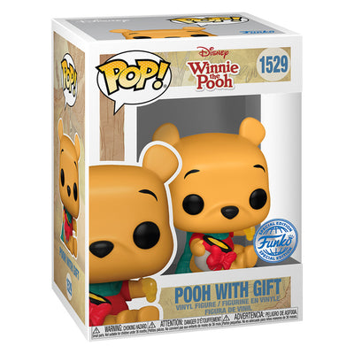 FUNKO POP DISNEY WINNIE THE POOH EXCLUSIVE - POOH WITH GIFT 1529