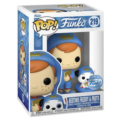 FUNKO POP EXCLUSIVE BEDTIME FREDDY & PROTO 219