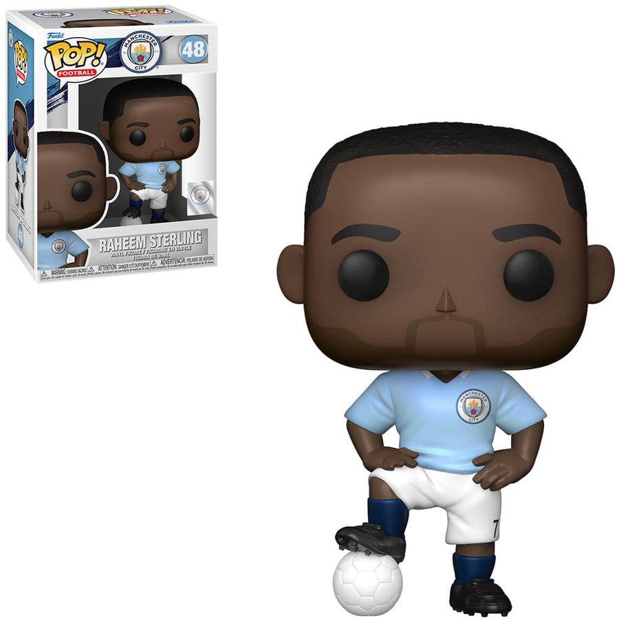 FUNKO POP FOOTBALL MANCHESTER CITY - RAHEEM STERLING 48 BRINDE