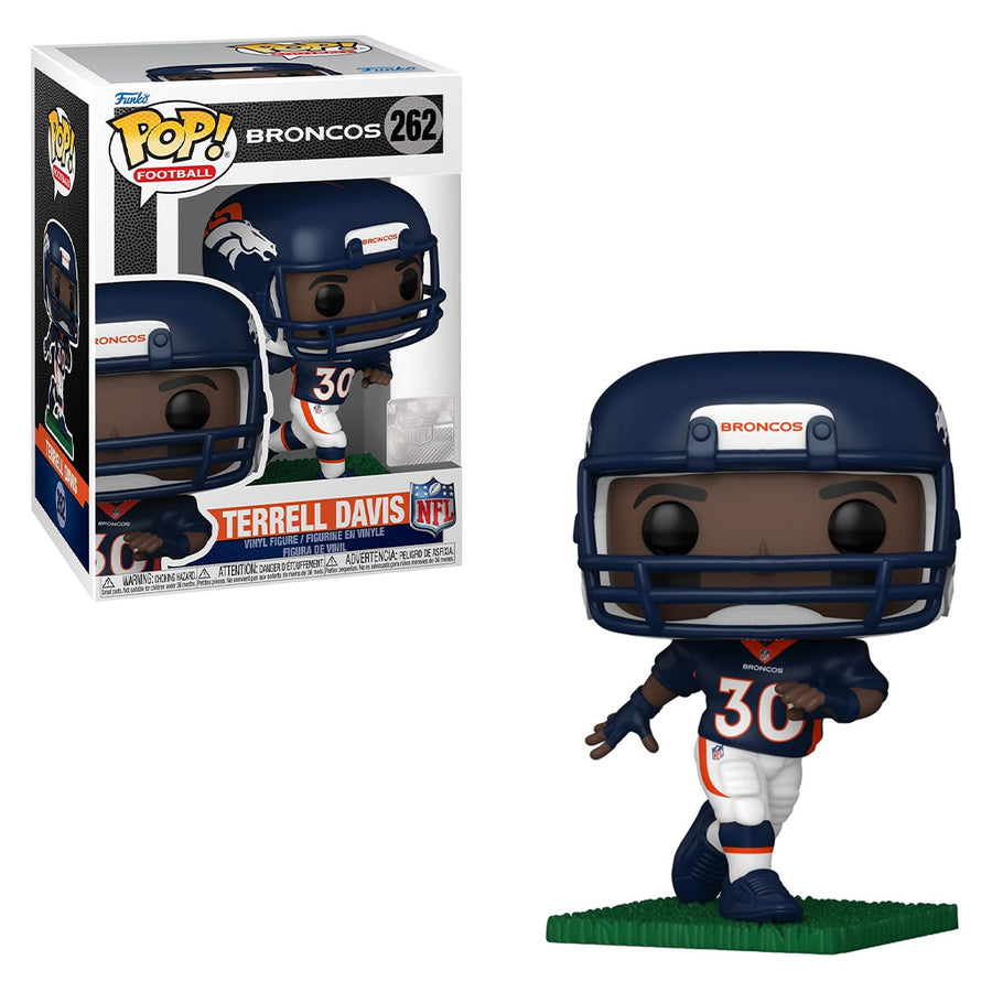 FUNKO POP FOOTBALL NFL: DENVER BRONCOS - TERRELL DAVIS 262 BRINDE