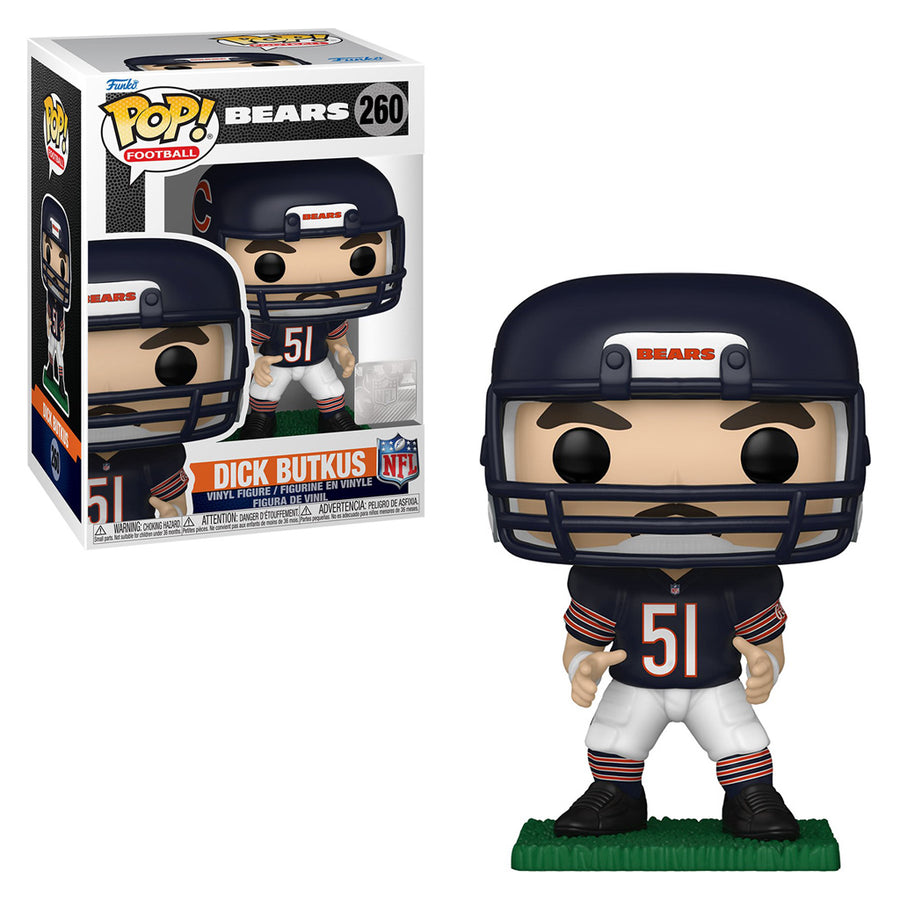 FUNKO POP FOOTBALL NFL: CHICAGO BEARS - DICK BUTKUS 260 BRINDE