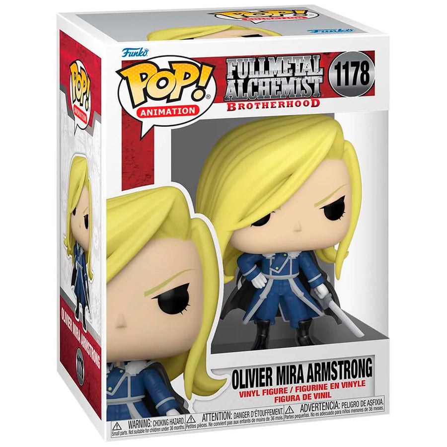 FUNKO POP FULLMETAL ALCHEMIST BROTHERHOOD - OLIVIER MIRA ARMSTRONG 1178