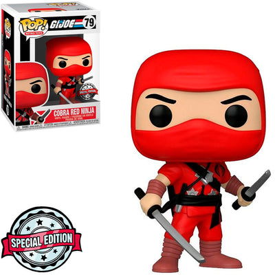 FUNKO POP G.I. JOE EXCLUSIVE - COBRA RED NINJA 79