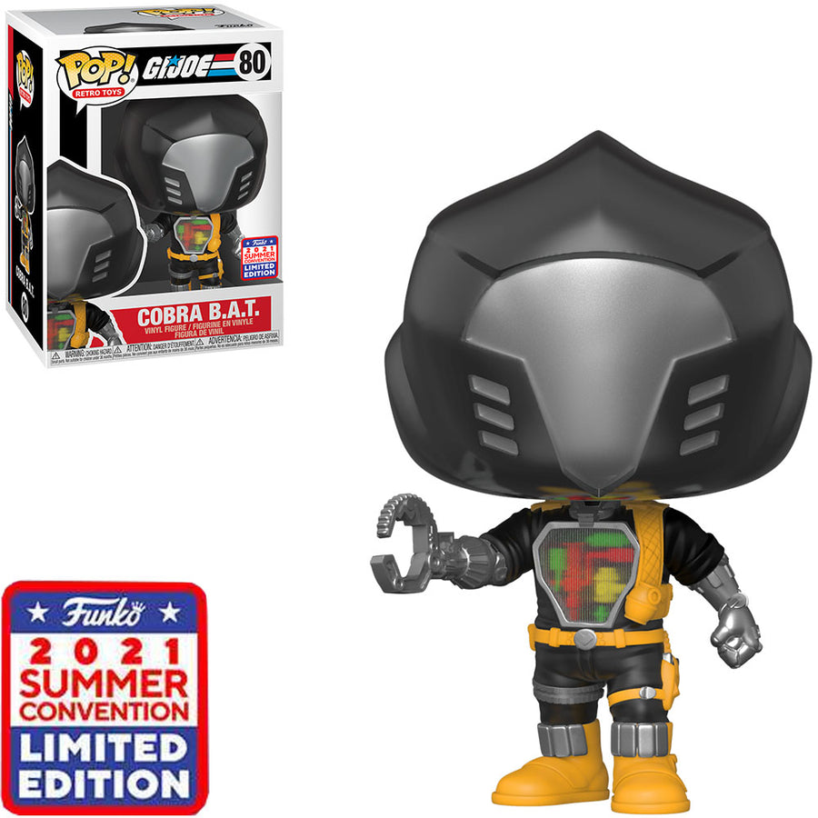 FUNKO POP G.I. JOE SDCC 2021 EXCLUSIVE - COBRA B.A.T. 80 BRINDE