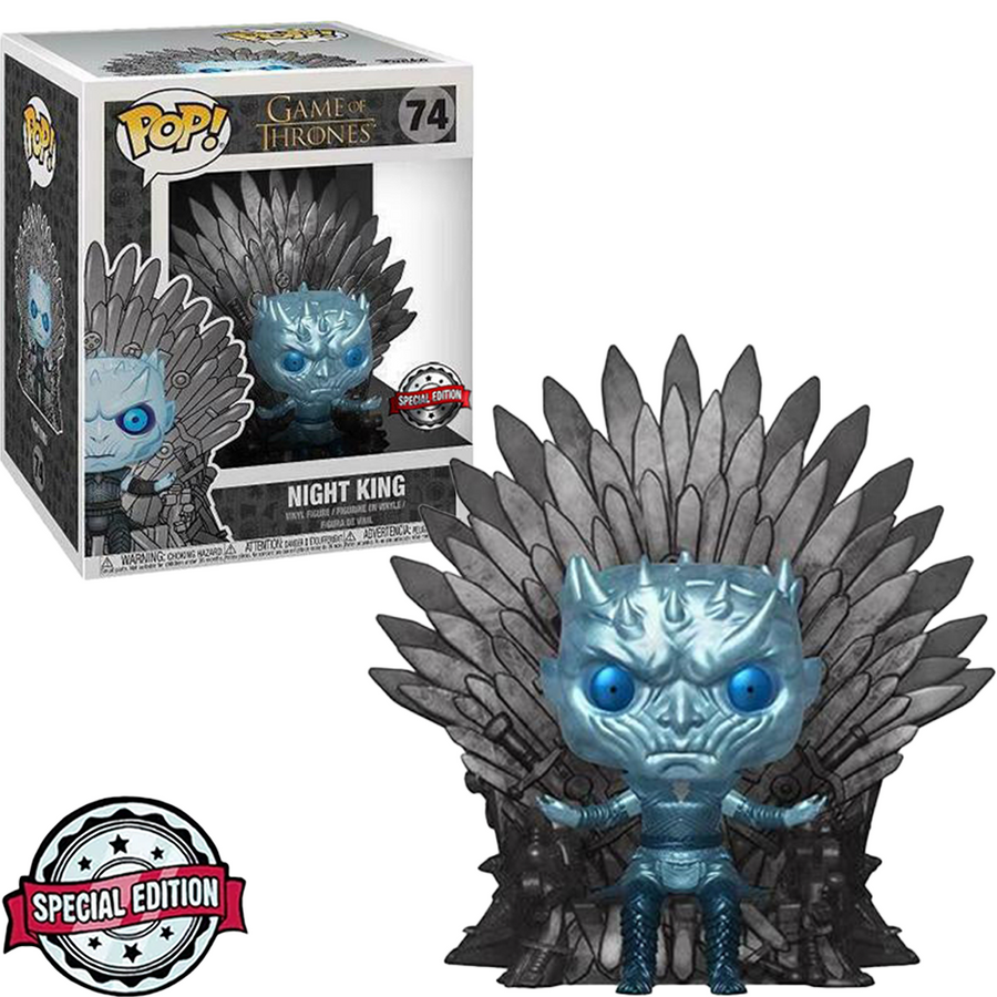 FUNKO POP GAME OF THRONES EXCLUSIVE - NIGHT KING 74 (DELUXE) BRINDE