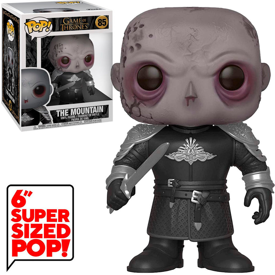 FUNKO POP GAME OF THRONES - THE MOUNTAIN UNMASKED 85 SUPER SIZED 6