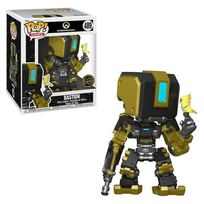FUNKO POP GAMES 30TH BLIZZARD ANNIVERSARY OVERWATCH 6" EXCLUSIVE - BASTION 489