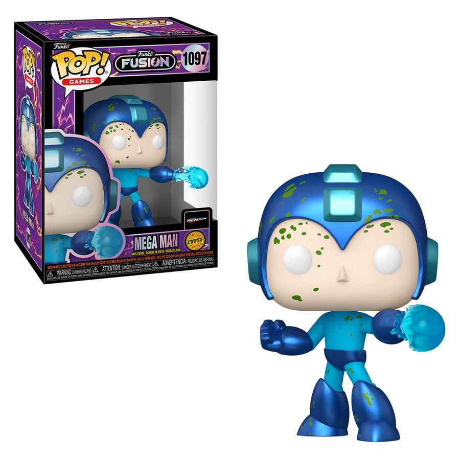 FUNKO POP GAMES CHASE FUNKO FUSION - MEGA MAN 1097 BRINDE