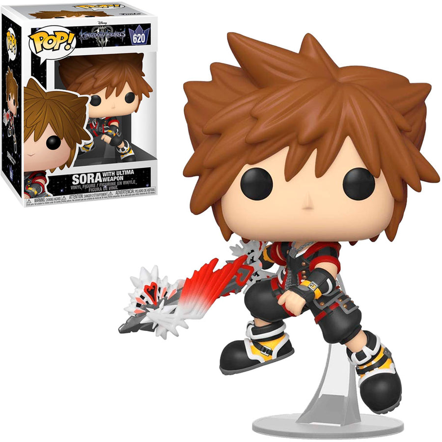 FUNKO POP GAMES DISNEY KINGDOM HEARTS - HEARTS SORA WITH ULTIMA WEAPON 620 BRINDE