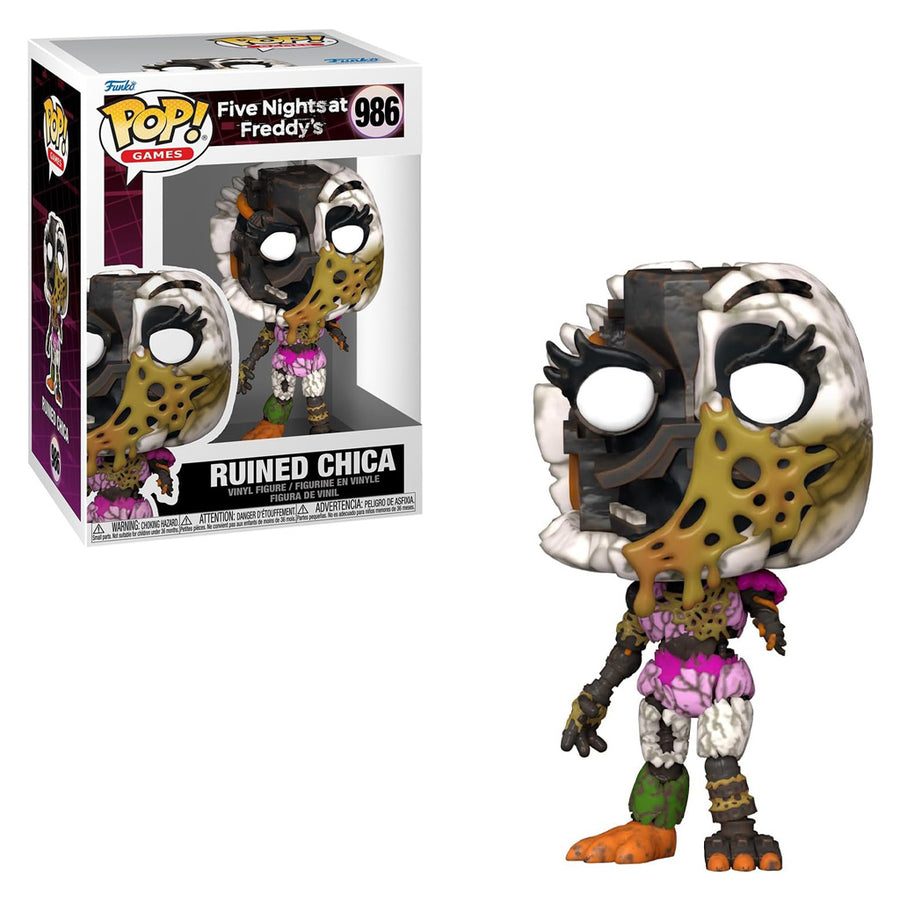 FUNKO POP GAMES FIVE NIGHTS AT FREDDY'S - RUINED CHICA 986 BRINDE
