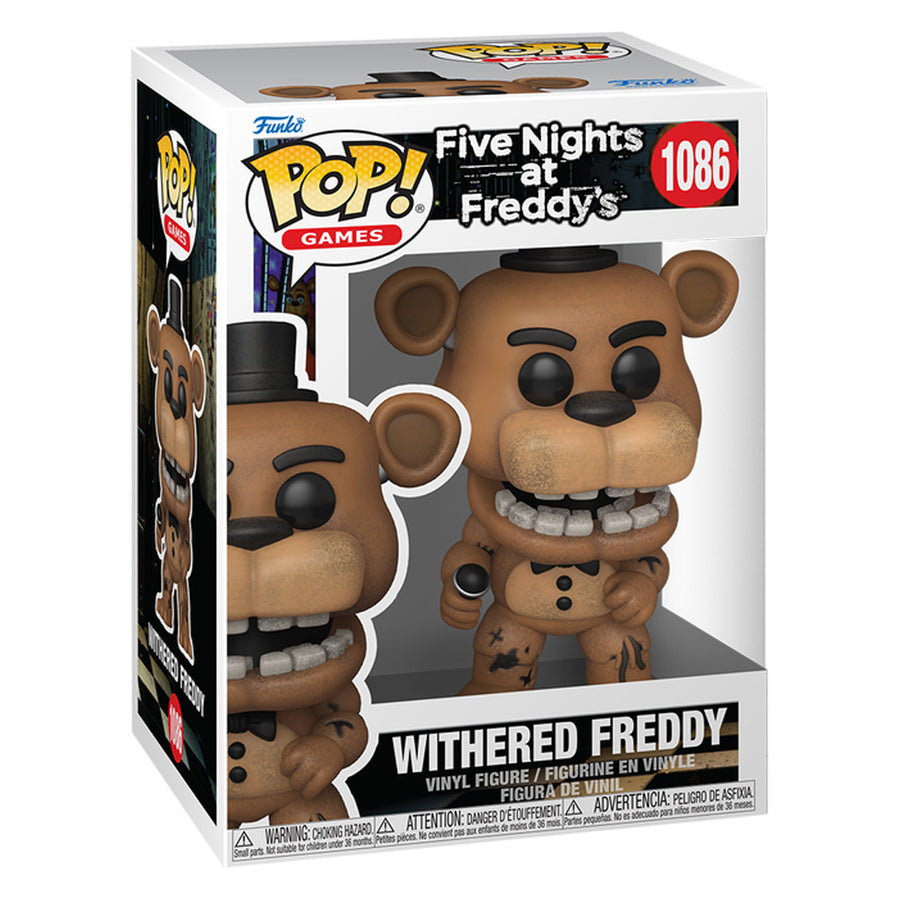FUNKO POP GAMES FIVE NIGHTS AT FREDDY'S - WITHERED FREDDY 1086