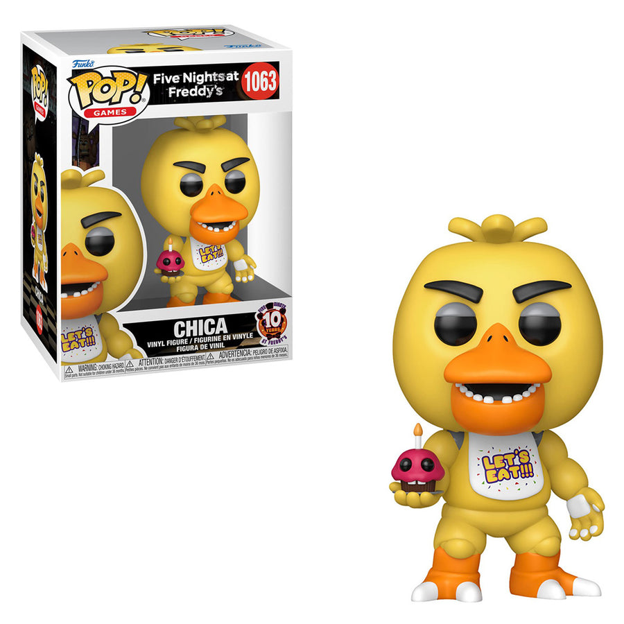 FUNKO POP GAMES FIVE NIGHTS AT FREDDY'S 10TH ANNIVERSARY - CHICA 1063