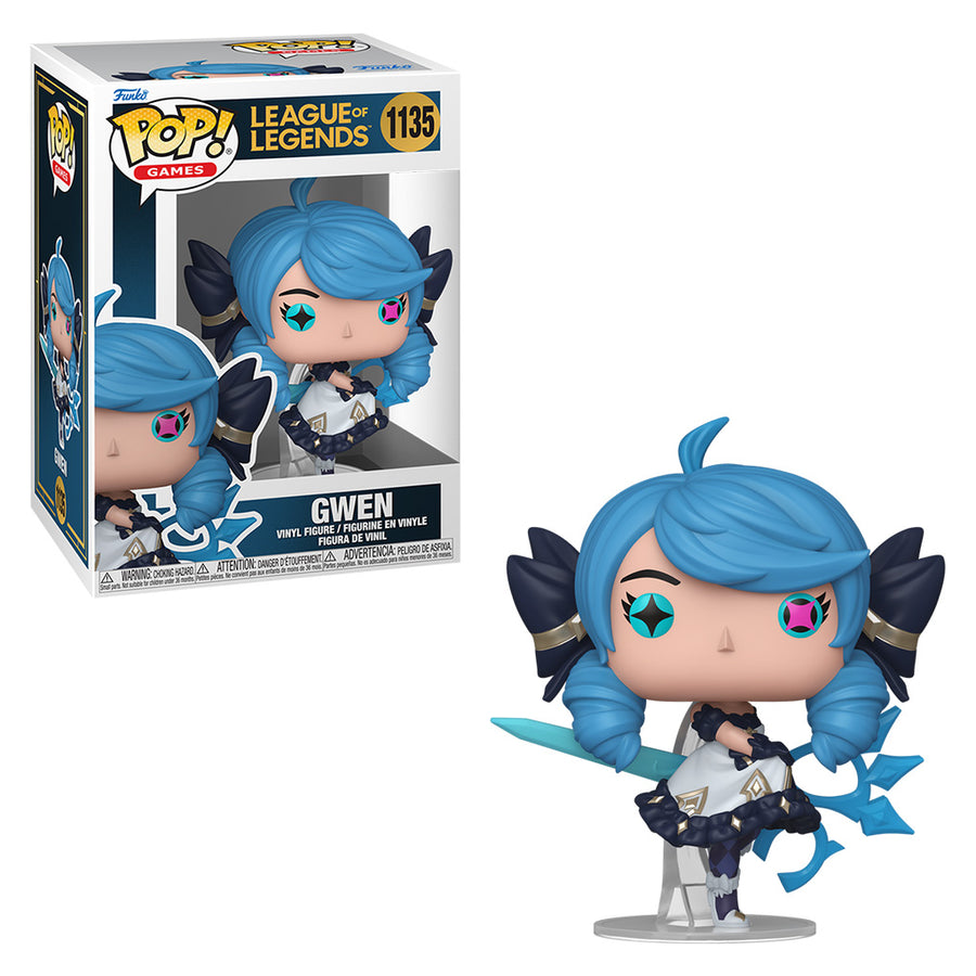FUNKO POP GAMES LEAGUE OF LEGENDS - GWEN 1135 BRINDE