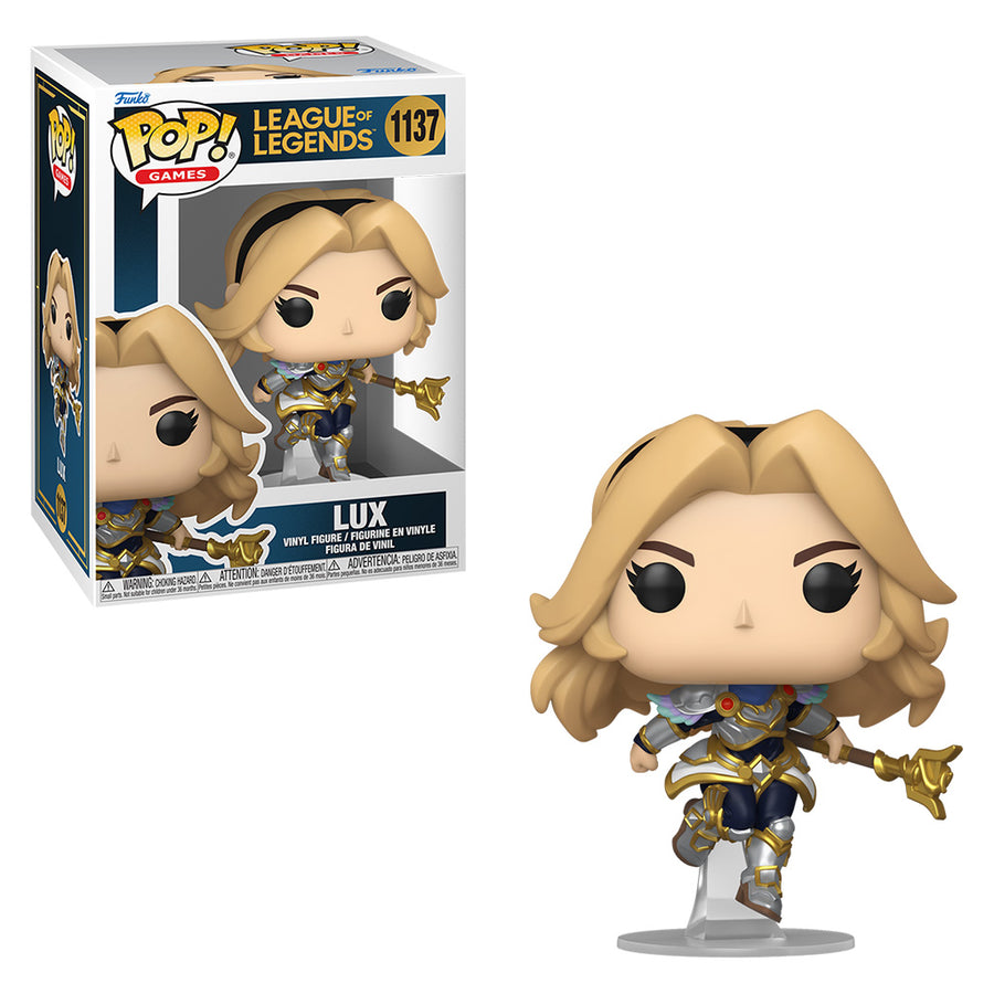 FUNKO POP GAMES LEAGUE OF LEGENDS - LUX 1137 BRINDE