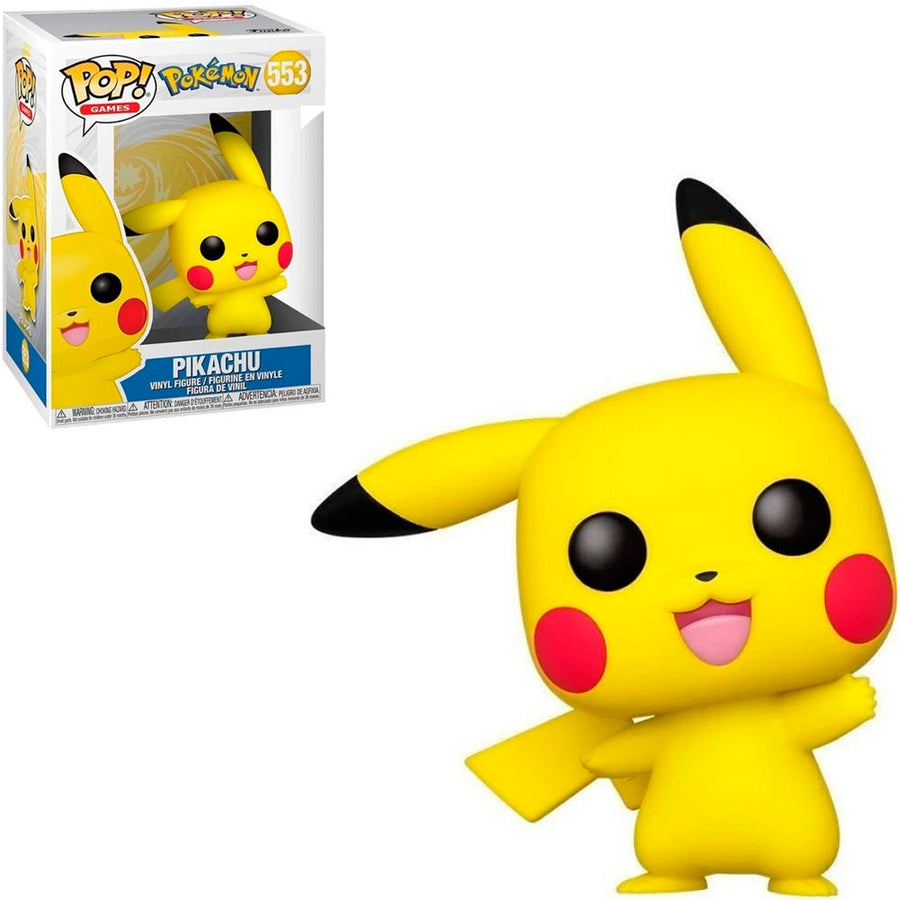 FUNKO POP GAMES POKÉMON - PIKACHU (WAVING) 553 BRINDE