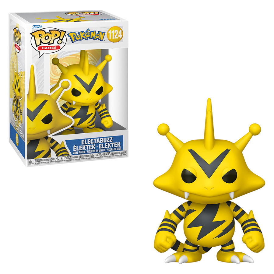 FUNKO POP GAMES POKÉMON - ELECTABUZZ 1124 BRINDE
