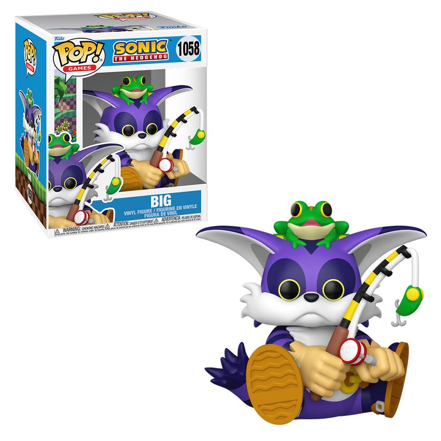 FUNKO POP GAMES SONIC THE HEDGEHOG - BIG 1058 BRINDE