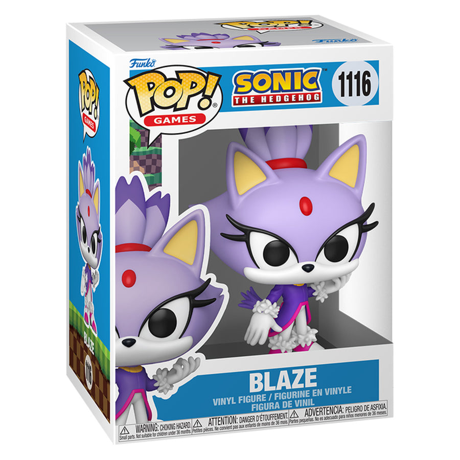 FUNKO POP GAMES SONIC THE HEDGEHOG - BLAZE 1116