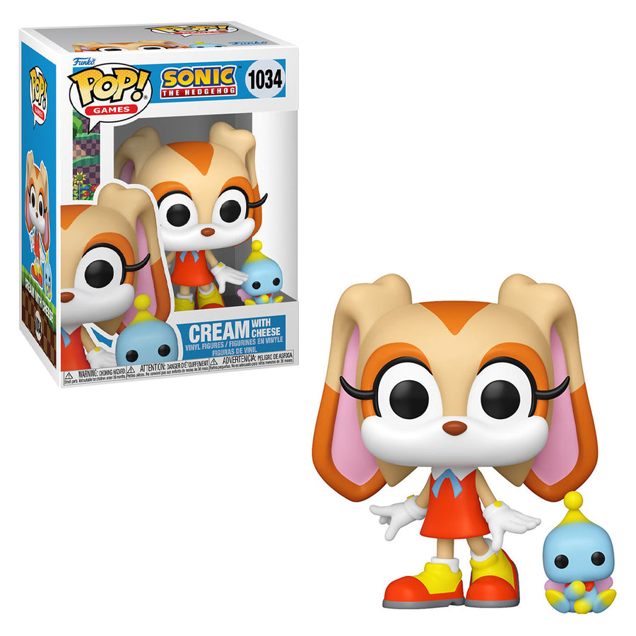 FUNKO POP GAMES SONIC THE HEDGEHOG - CREAM WITH CHEESE 1034 BRINDE